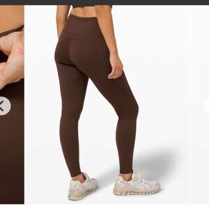 Lululemon Fast and Free High-Rise Tight 28" *Non-Reflective Brushed Nulux